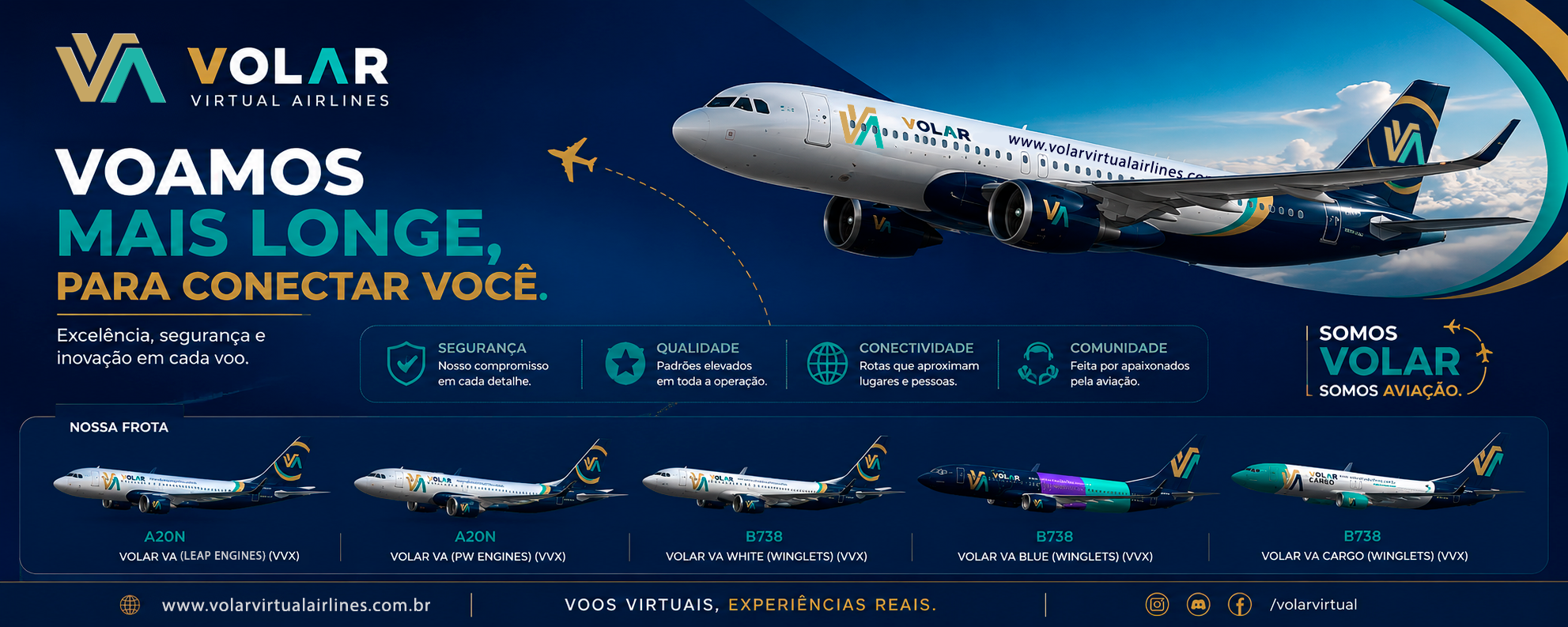 Aeronaves da Frota Volar Virtual Airlines